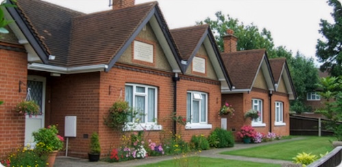 Almshouses providing homes for elderly residents in Egham